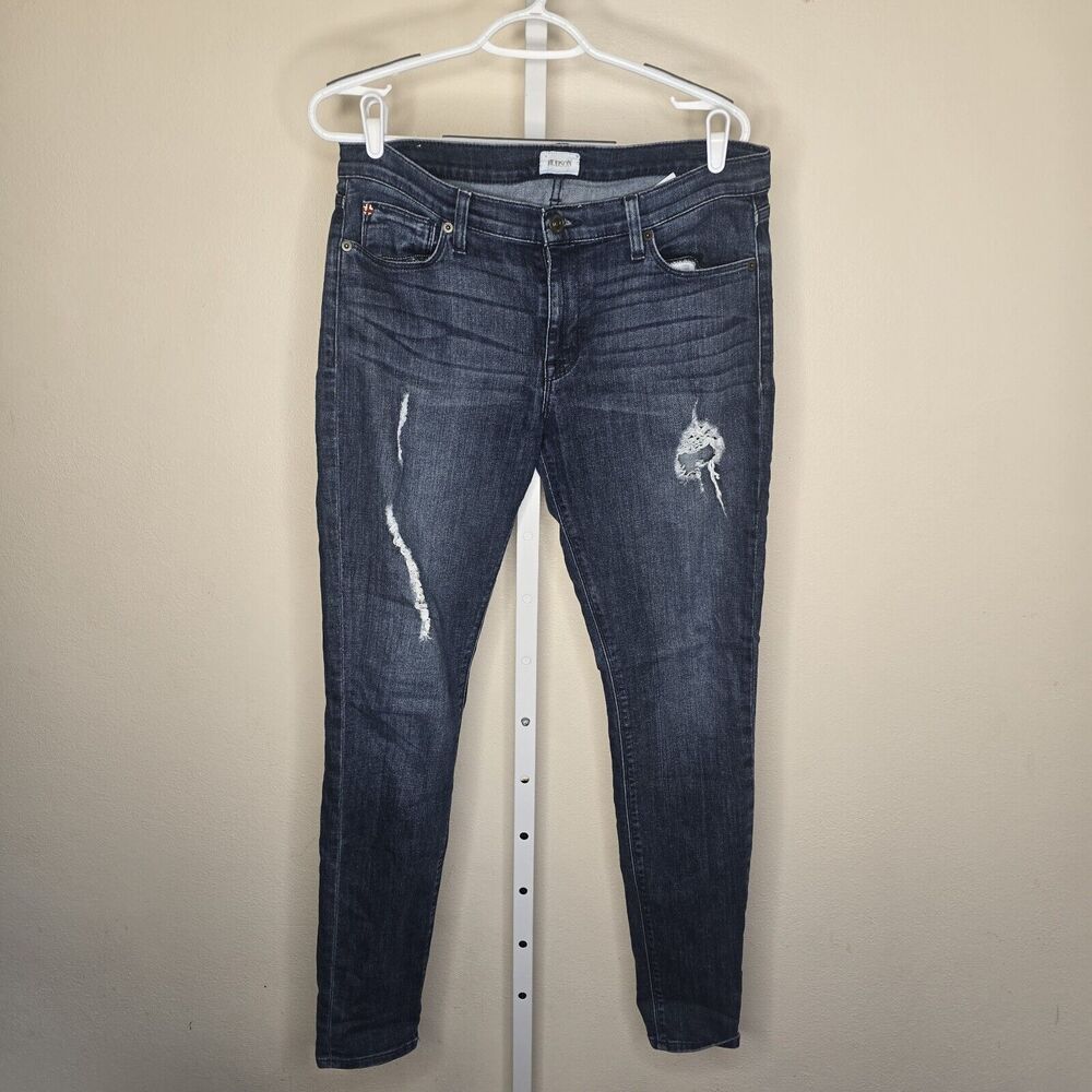 Hudson Krista Super Skinny Denim Jeans Size 30 Distressed Color Samt